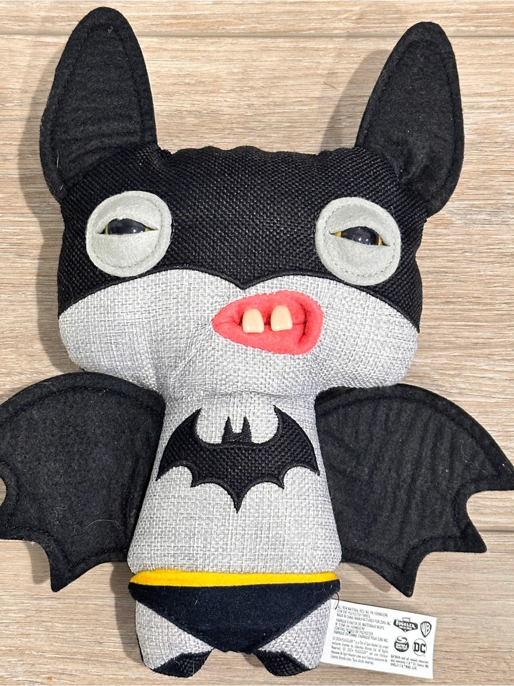 DC x FUGGLER Batman Funny Ugly Monsters Collectors Edition Zuru Doll Plush Toy